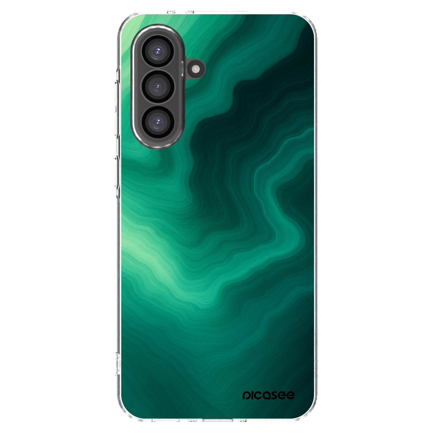 Picasee διαφανής θήκη σιλικόνης Samsung Galaxy A36 5G - Malachite