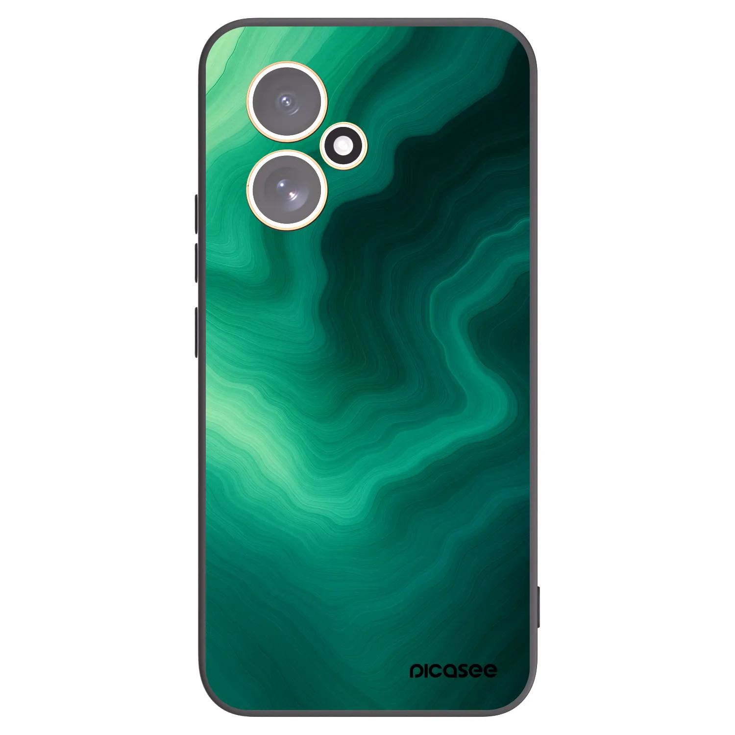 Picasee Μαύρη θήκη σιλικόνης για Honor 400 5G - Malachite