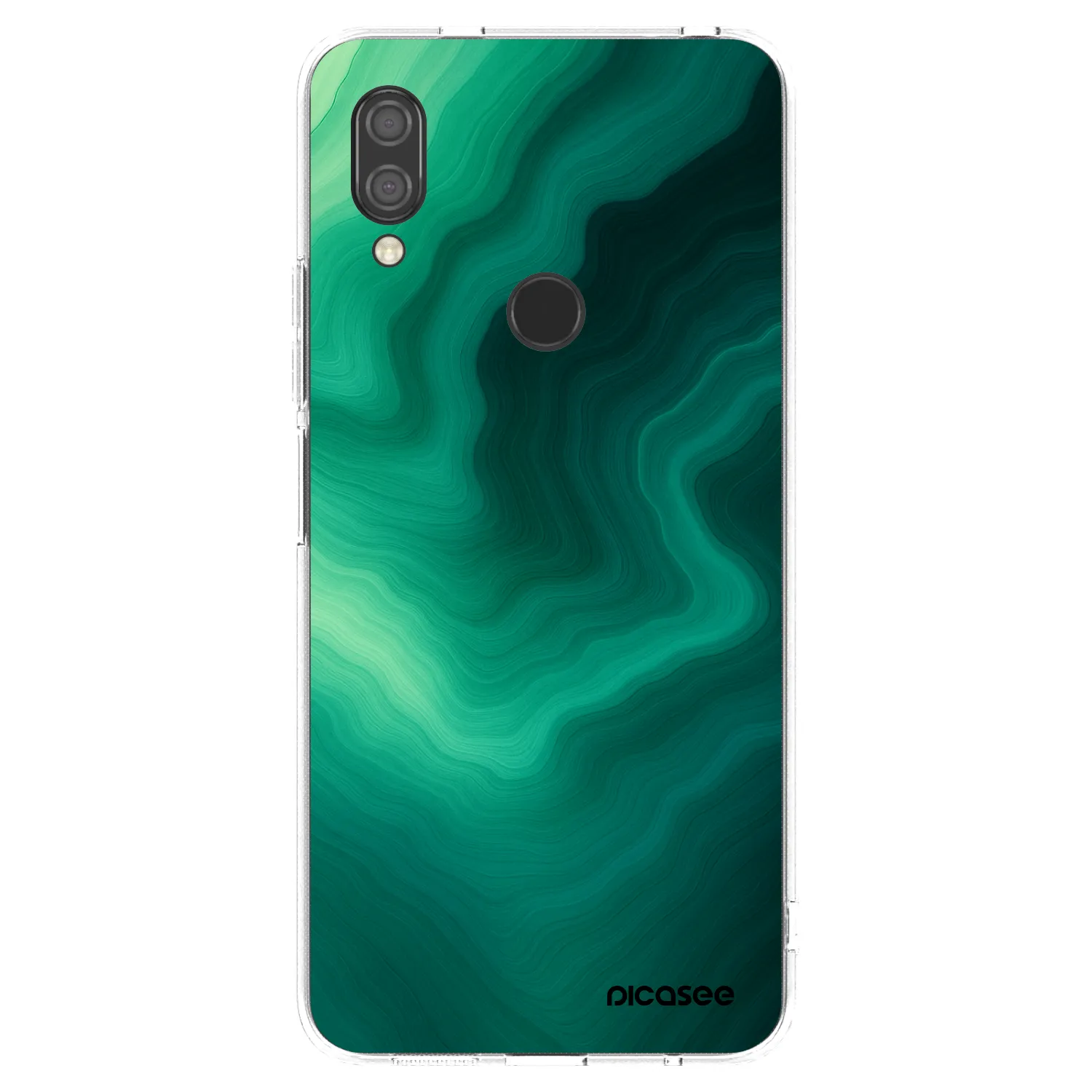 Picasee διαφανής θήκη σιλικόνης Xiaomi Redmi 7 - Malachite