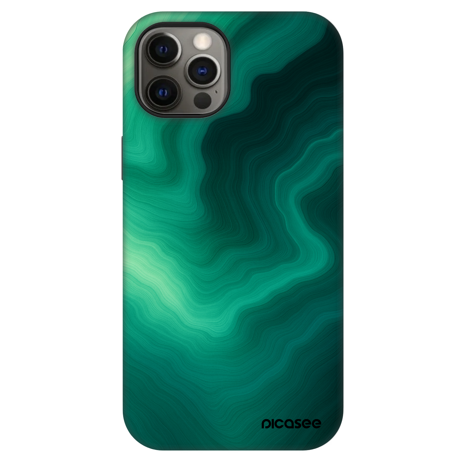 Picasee Fashion Case MagSafe για Apple iPhone 12 - Malachite