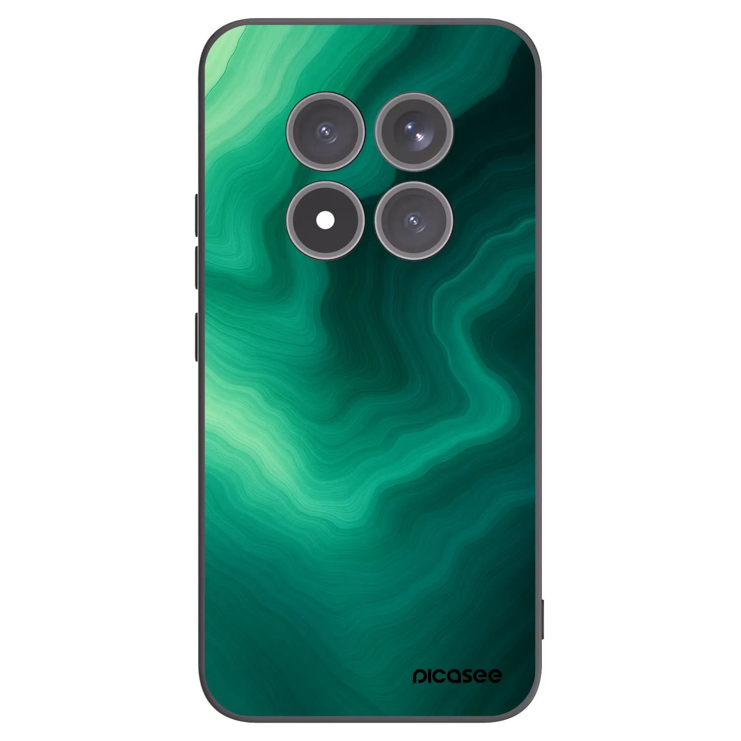 Picasee Μαύρη θήκη σιλικόνης για Xiaomi Redmi Note 15 Pro+ - Malachite
