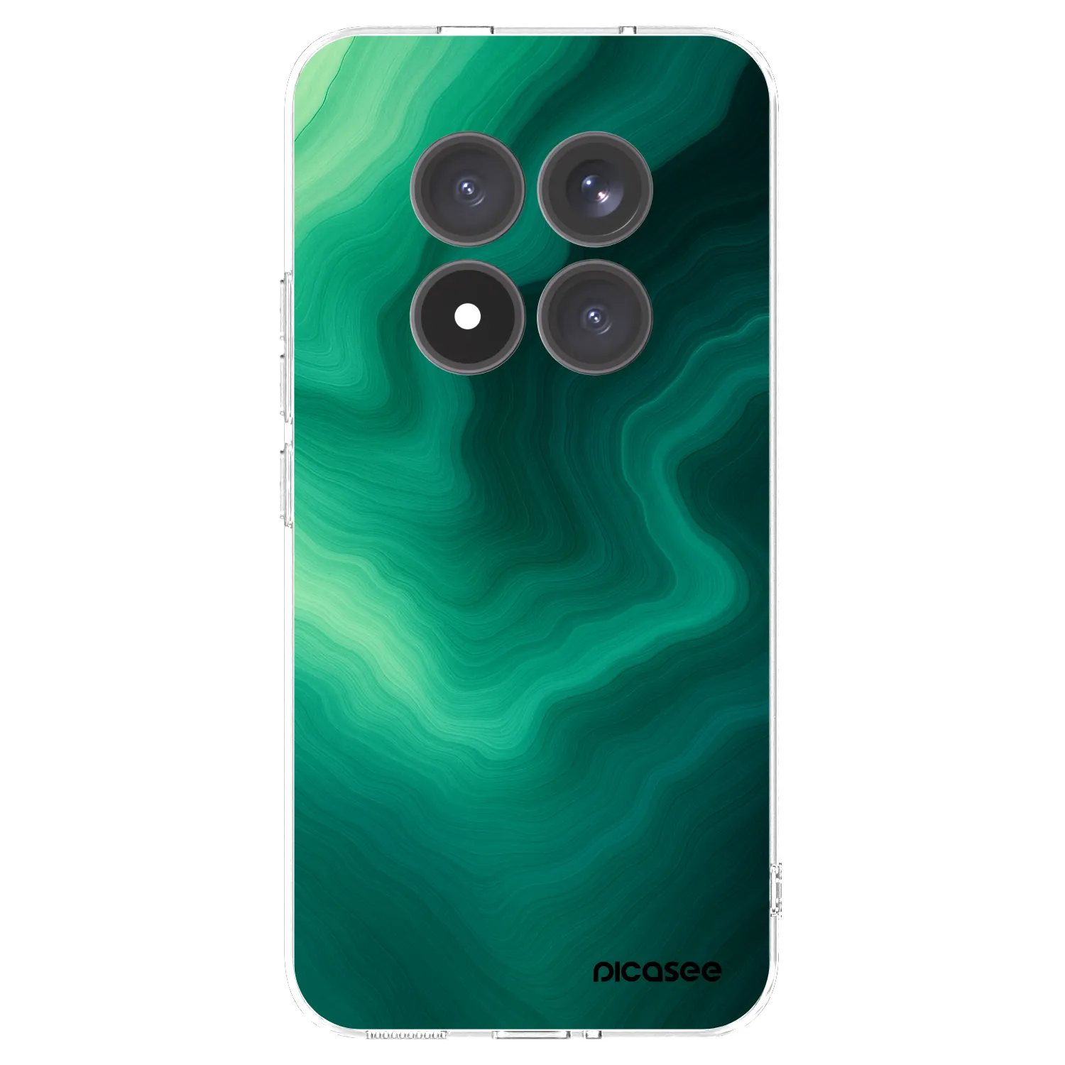 Picasee διαφανής θήκη σιλικόνης Xiaomi Redmi Note 15 Pro+ - Malachite