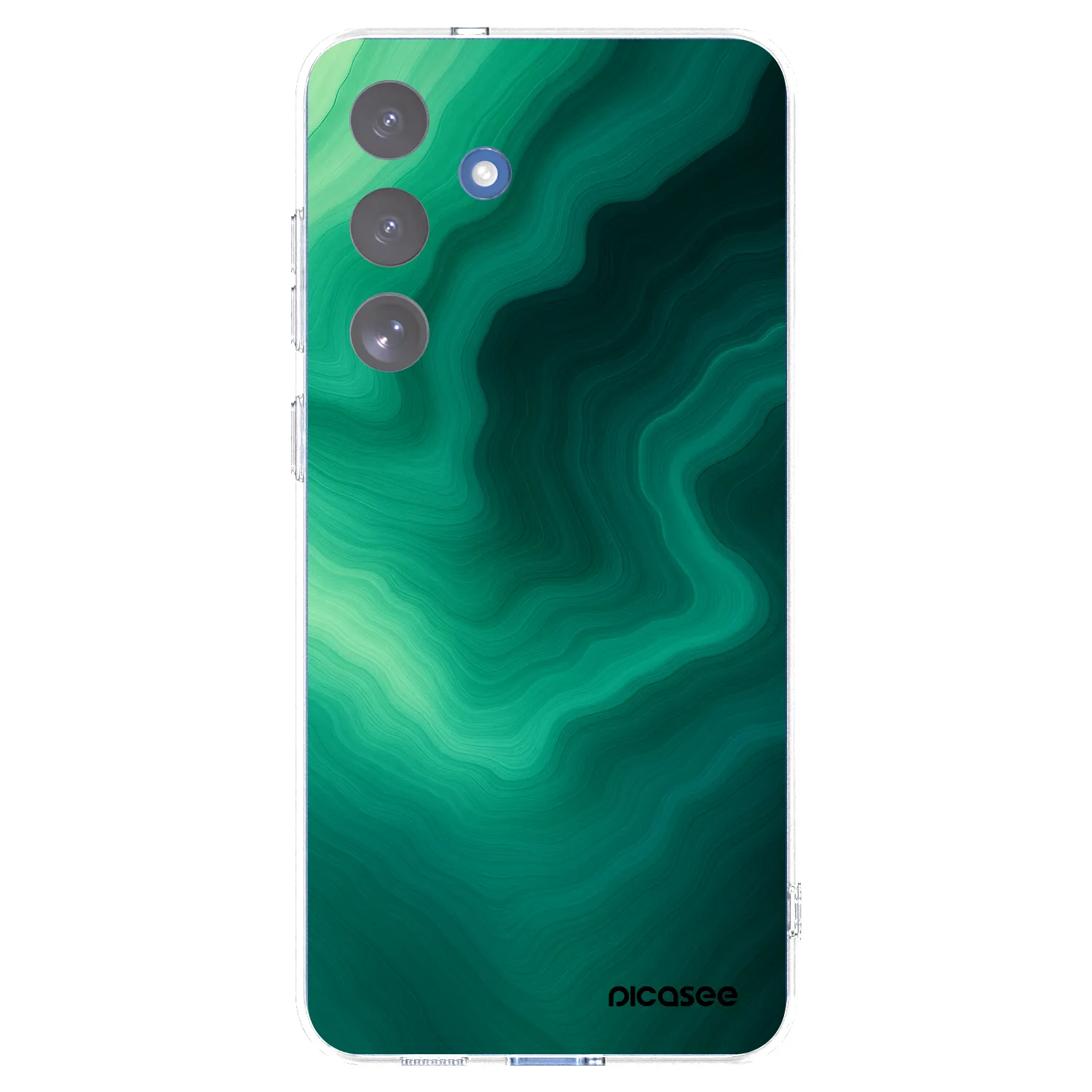 Picasee διαφανής θήκη σιλικόνης Samsung Galaxy S25 FE 5G - Malachite