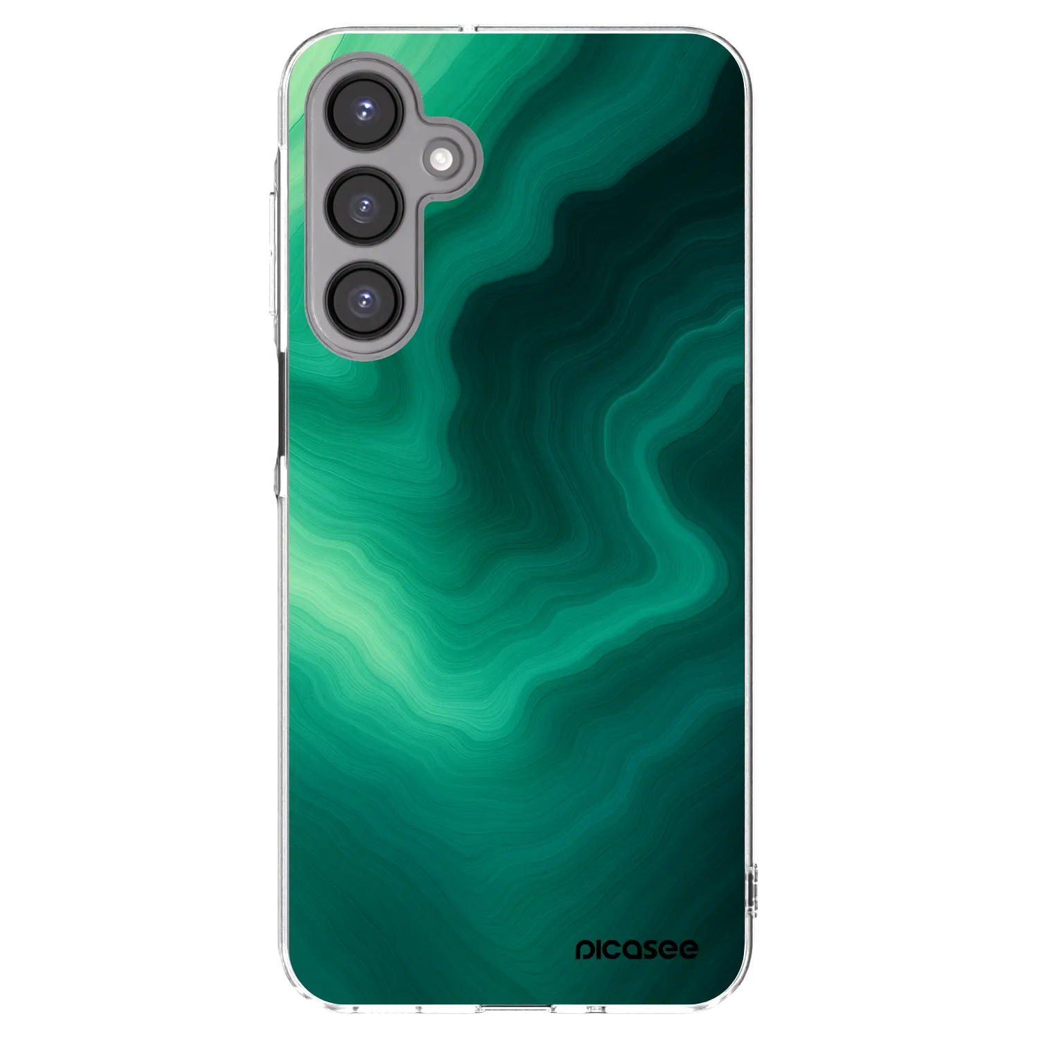 Picasee διαφανής θήκη σιλικόνης Samsung Galaxy A16 4G - Malachite