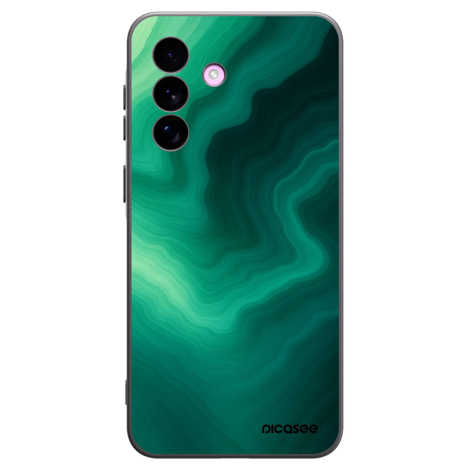 Picasee Μαύρη θήκη σιλικόνης για Samsung Galaxy A57 5G - Malachite