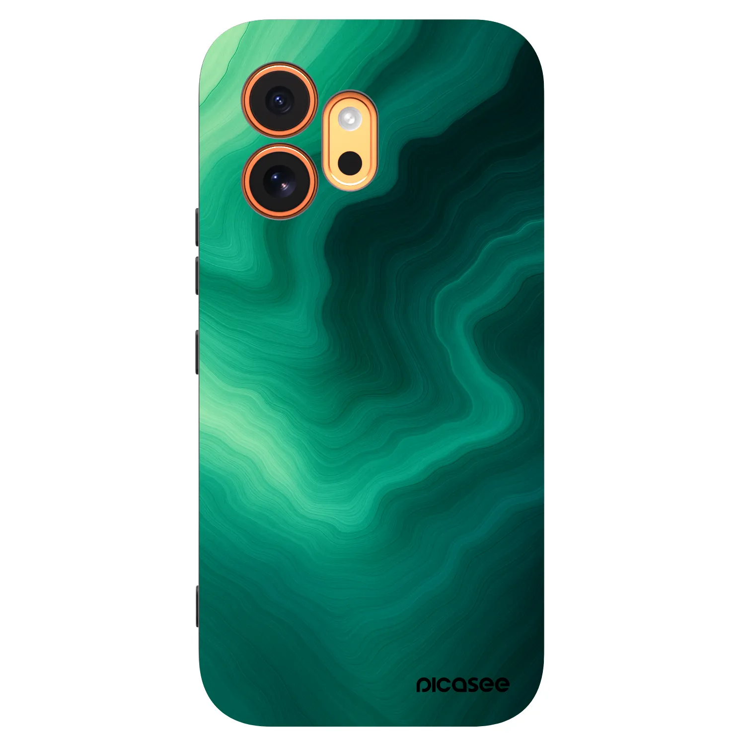 Picasee Μαύρη θήκη σιλικόνης για Honor 600 - Malachite
