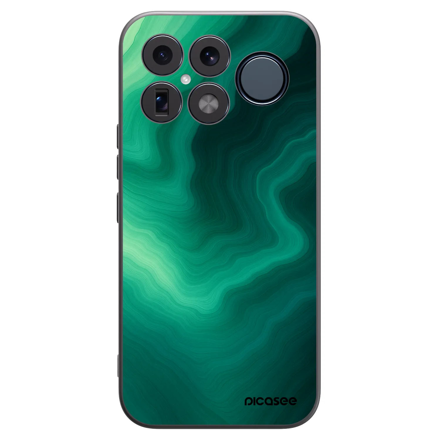 Picasee Μαύρη θήκη σιλικόνης για Xiaomi Poco F8 Ultra - Malachite