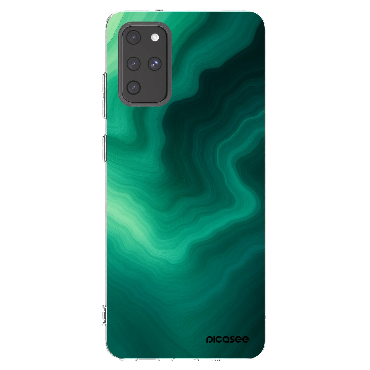 Picasee διαφανής θήκη σιλικόνης Samsung Galaxy S20+ G985F - Malachite