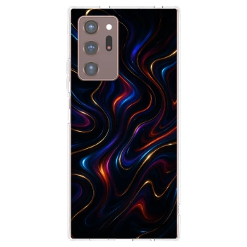 Picasee διαφανής θήκη σιλικόνης Samsung Galaxy Note 20 Ultra - Noir