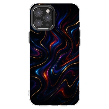 Picasee διαφανής θήκη σιλικόνης Apple iPhone 12 Pro Max - Noir