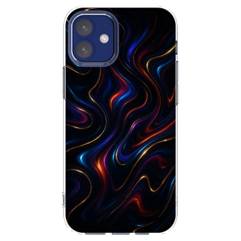 Picasee διαφανής θήκη σιλικόνης Apple iPhone 12 mini - Noir