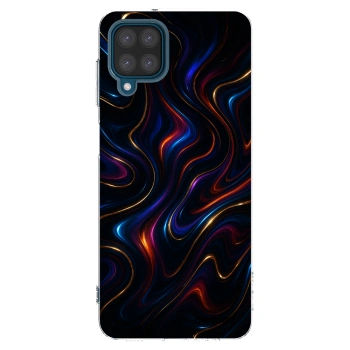 Picasee διαφανής θήκη σιλικόνης Samsung Galaxy A12 A125F - Noir
