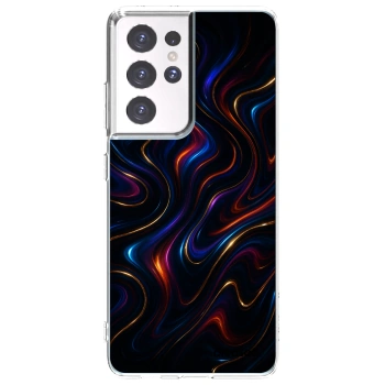 Picasee διαφανής θήκη σιλικόνης Samsung Galaxy S21 Ultra 5G G998B - Noir