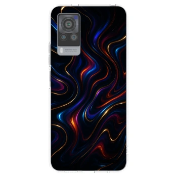 Picasee διαφανής θήκη σιλικόνης Vivo X60 Pro 5G - Noir