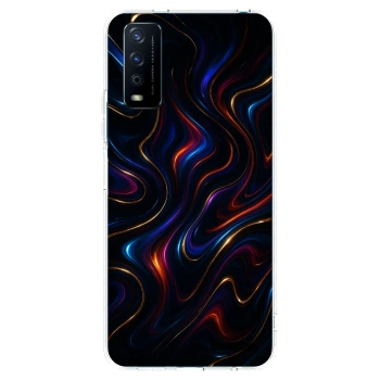 Picasee διαφανής θήκη σιλικόνης Vivo Y11s - Noir