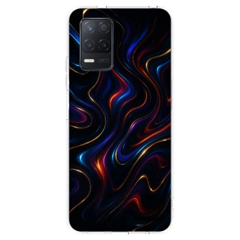 Picasee διαφανής θήκη σιλικόνης Realme 8 5G - Noir