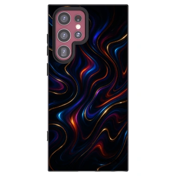 Picasee Μαύρη θήκη σιλικόνης για Samsung Galaxy S22 Ultra 5G - Noir