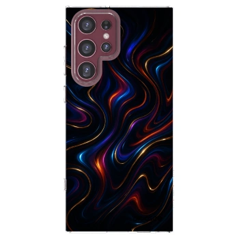 Picasee διαφανής θήκη σιλικόνης Samsung Galaxy S22 Ultra 5G - Noir