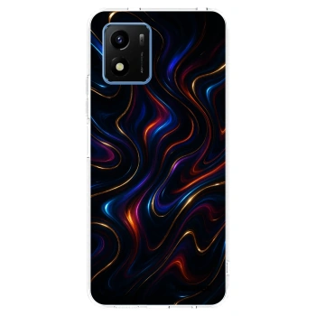 Picasee διαφανής θήκη σιλικόνης Vivo Y01 - Noir