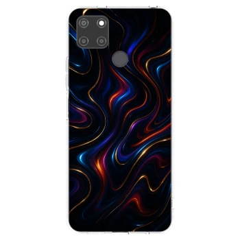 Picasee διαφανής θήκη σιλικόνης Realme C21Y - Noir