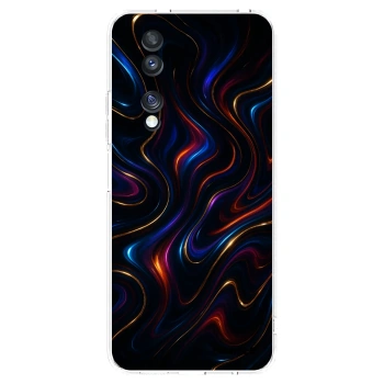 Picasee διαφανής θήκη σιλικόνης Honor 70 - Noir