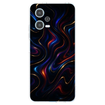 Picasee διαφανής θήκη σιλικόνης Xiaomi Redmi Note 12 5G - Noir