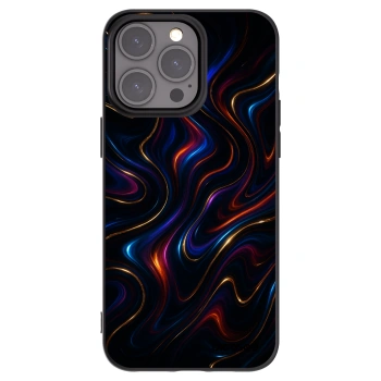 Picasee Μαύρη θήκη σιλικόνης για Apple iPhone 15 Pro Max - Noir