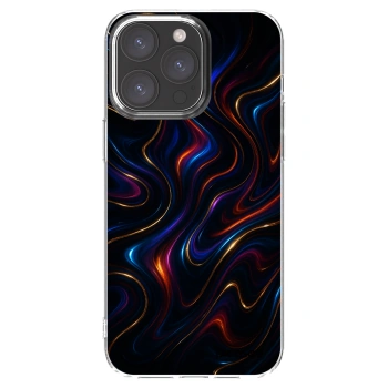Picasee διαφανής θήκη σιλικόνης Apple iPhone 15 Pro Max - Noir