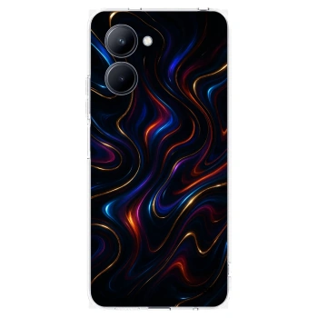 Picasee διαφανής θήκη σιλικόνης Realme C33 (2023) - Noir