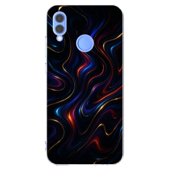 Picasee διαφανής θήκη σιλικόνης Huawei P Smart 2019 - Noir