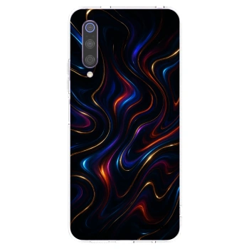 Picasee διαφανής θήκη σιλικόνης Xiaomi Mi 9 - Noir