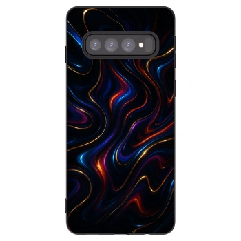 Picasee Μαύρη θήκη σιλικόνης για Samsung Galaxy S10 G973 - Noir