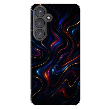 Picasee διαφανής θήκη σιλικόνης Samsung Galaxy S24 FE S721B - Noir