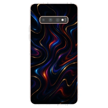 Picasee διαφανής θήκη σιλικόνης Samsung Galaxy S10 Plus G975 - Noir