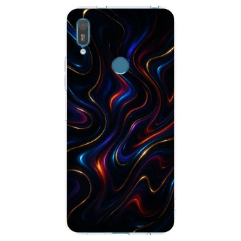 Picasee διαφανής θήκη σιλικόνης Huawei Y7 2019 - Noir