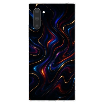 Picasee διαφανής θήκη σιλικόνης Samsung Galaxy Note 10 N970F - Noir
