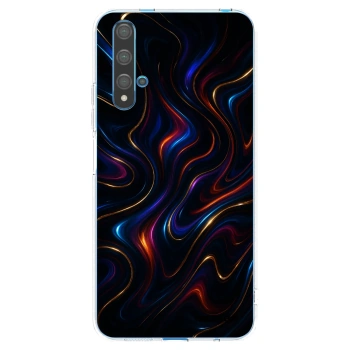 Picasee διαφανής θήκη σιλικόνης Huawei Nova 5T - Noir
