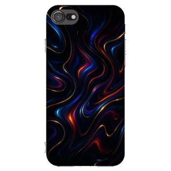 Picasee διαφανής θήκη σιλικόνης Apple iPhone SE 2020 - Noir