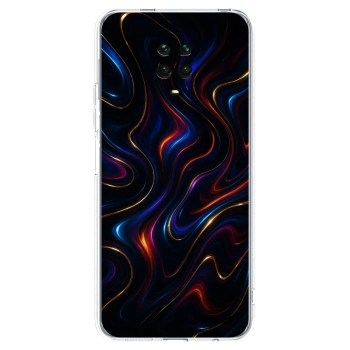 Picasee διαφανής θήκη σιλικόνης Xiaomi Redmi Note 9 Pro - Noir