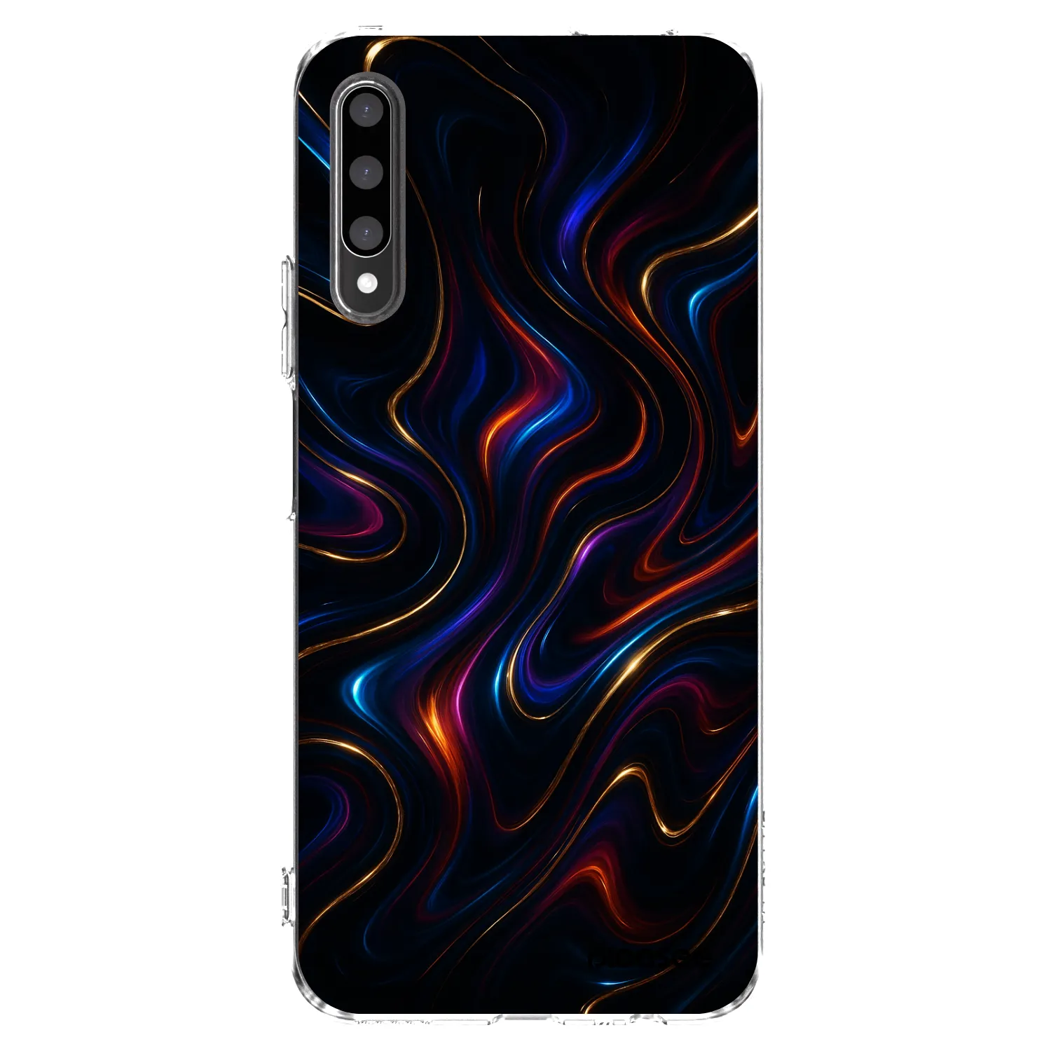 Picasee διαφανής θήκη σιλικόνης Honor 9X Pro - Noir