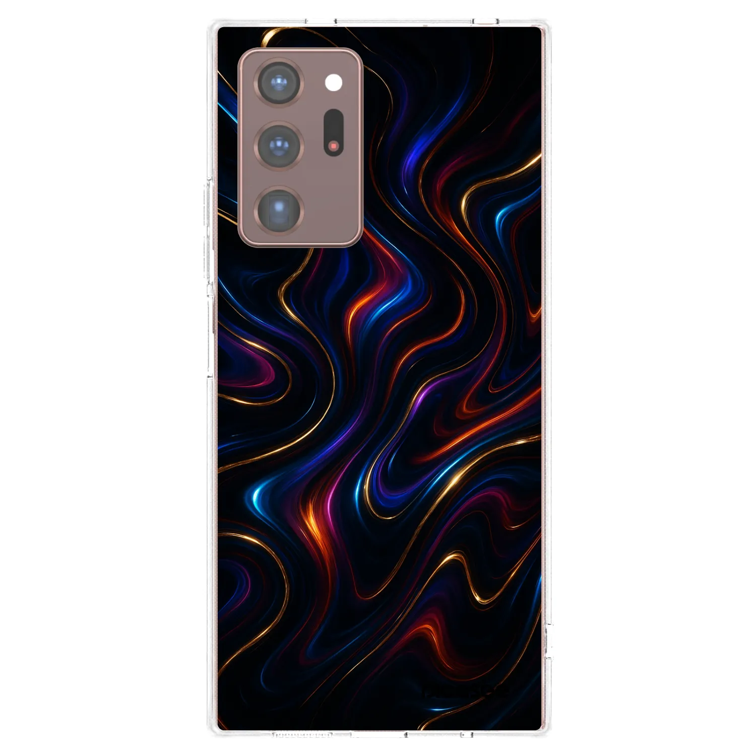 Picasee διαφανής θήκη σιλικόνης Samsung Galaxy Note 20 Ultra - Noir