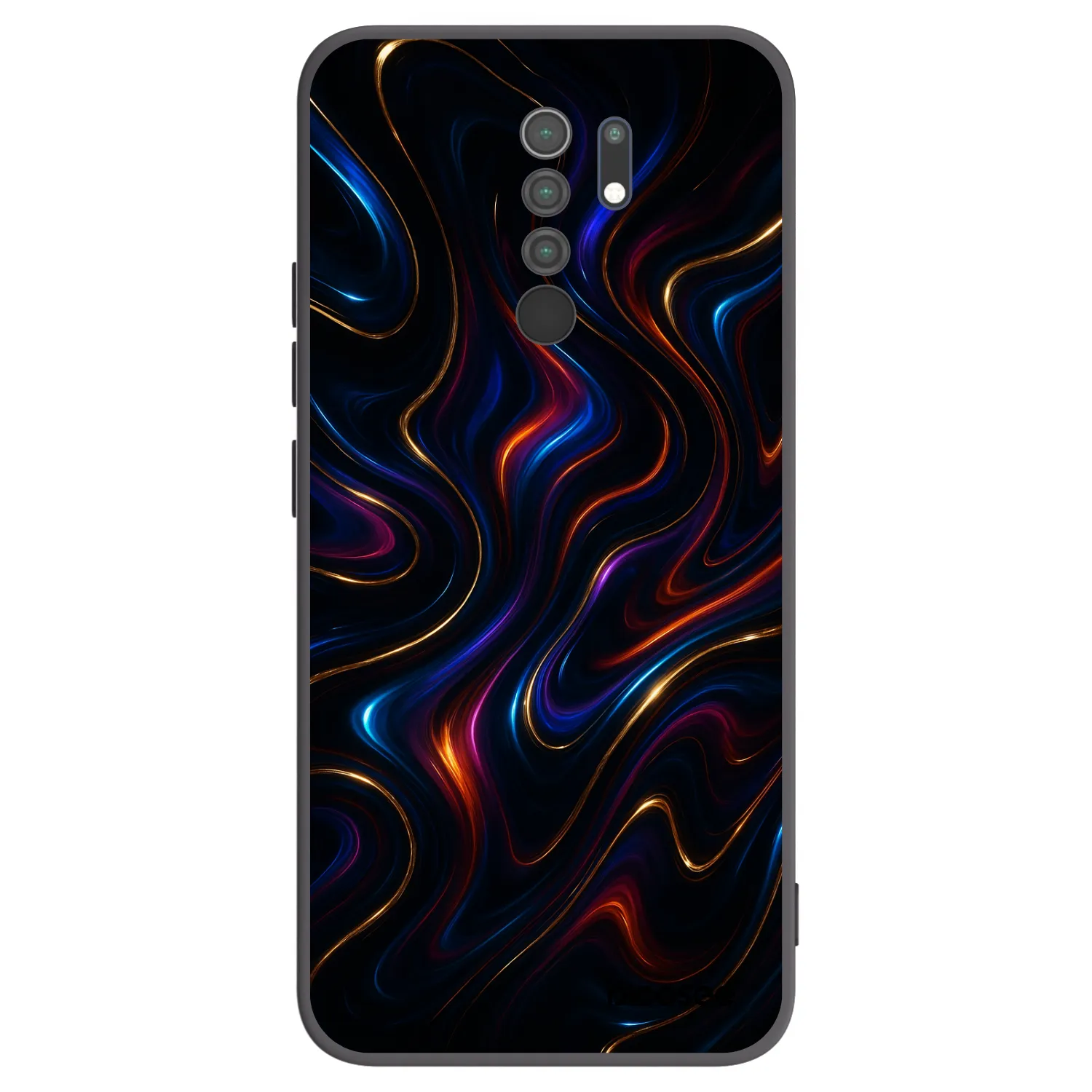 Picasee Μαύρη θήκη σιλικόνης για Xiaomi Redmi 9 - Noir