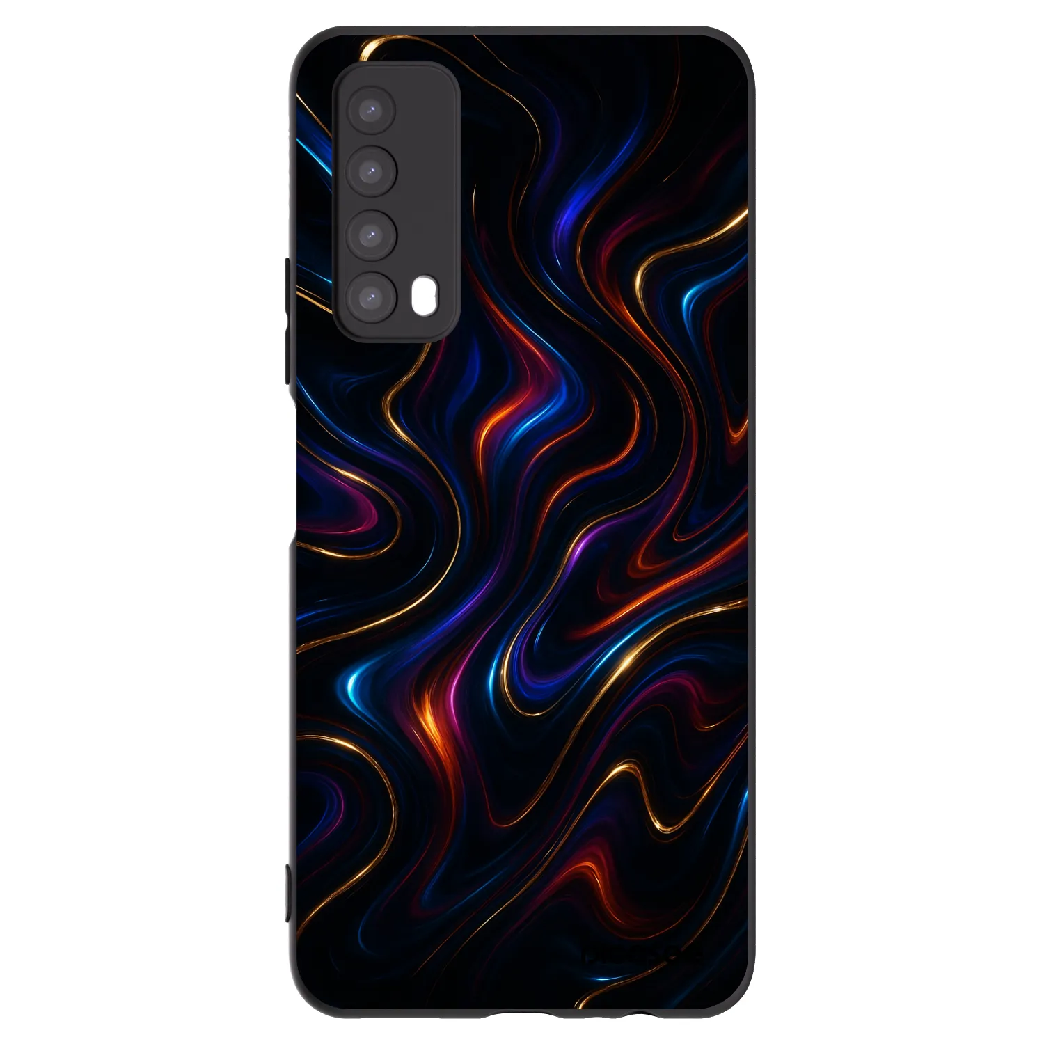 Picasee Μαύρη θήκη σιλικόνης για Huawei P Smart 2021 - Noir