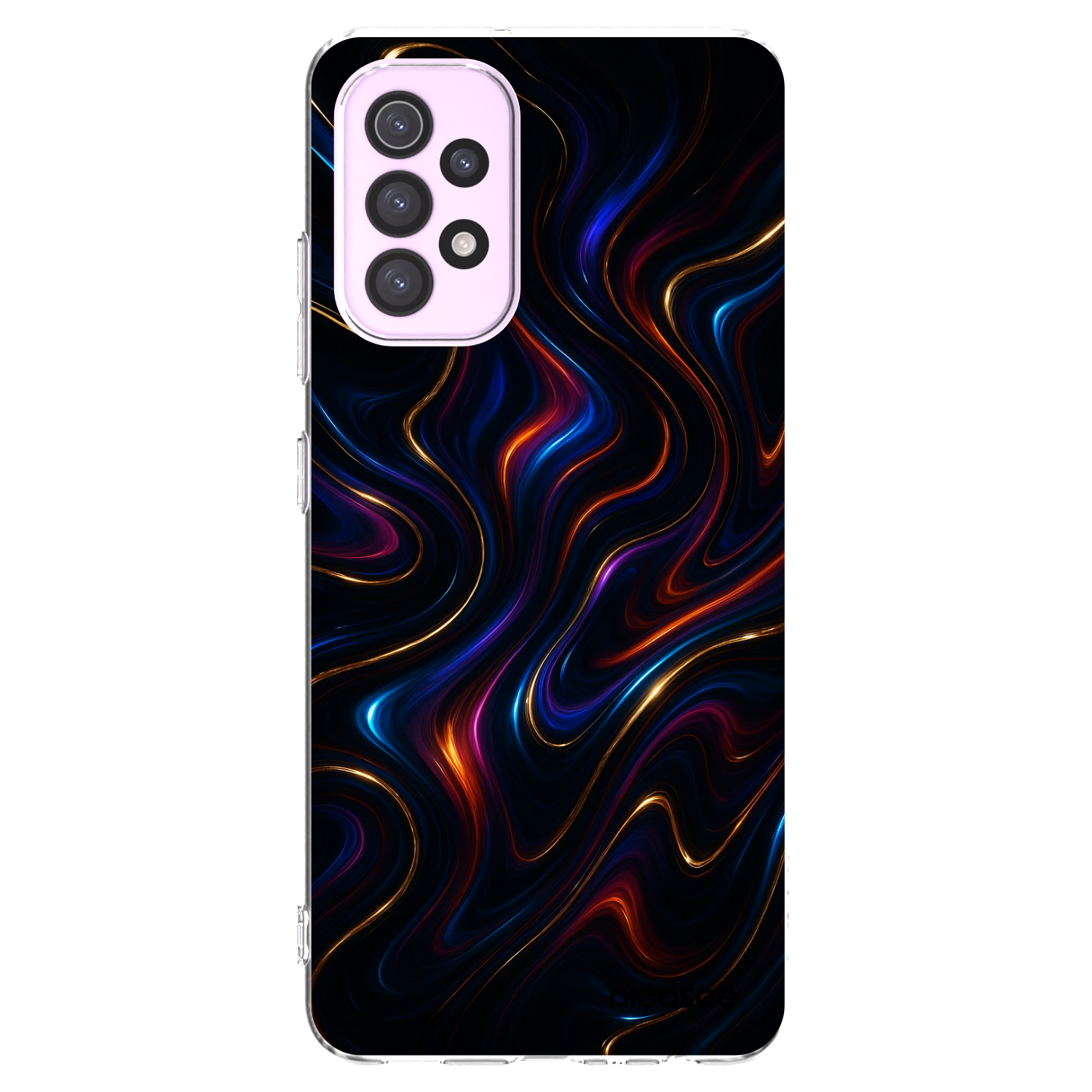 Picasee διαφανής θήκη σιλικόνης Samsung Galaxy A32 5G A326B - Noir