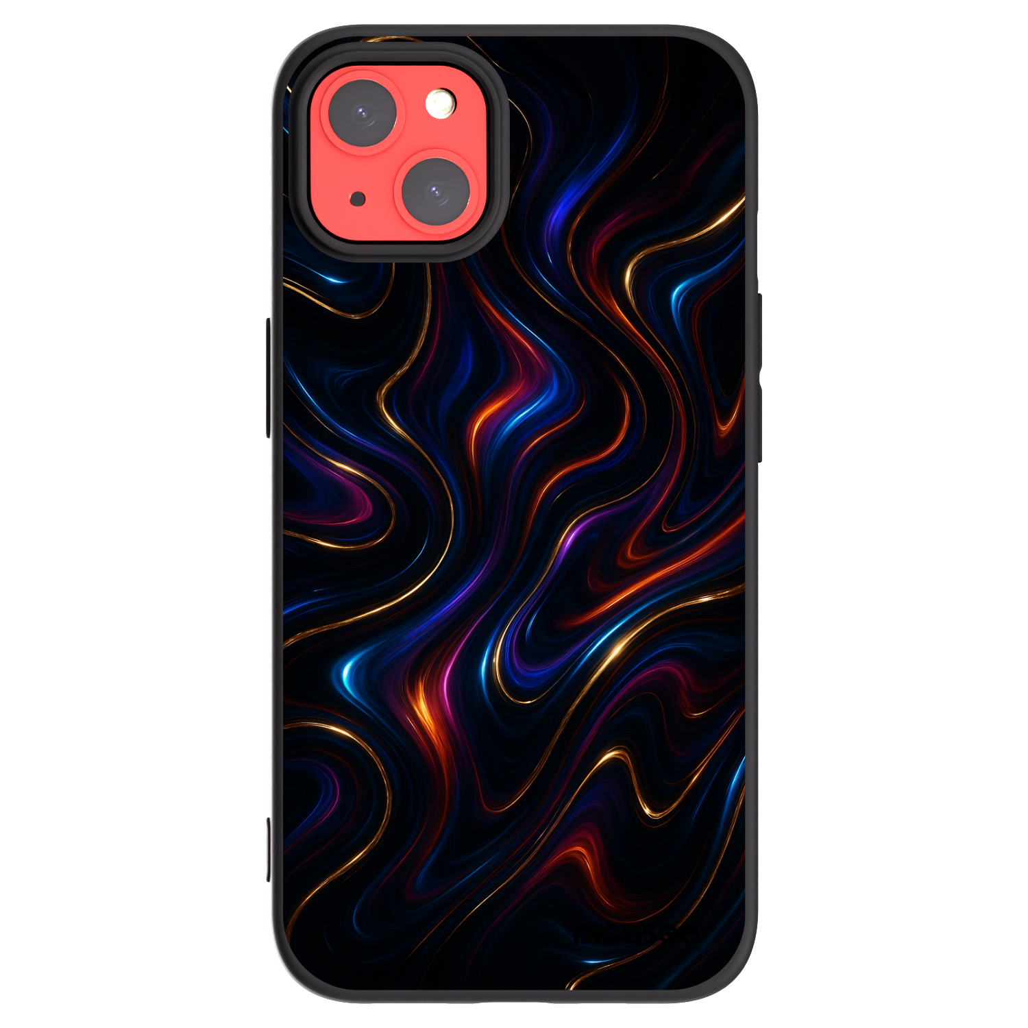 Picasee Μαύρη θήκη σιλικόνης για Apple iPhone 13 - Noir