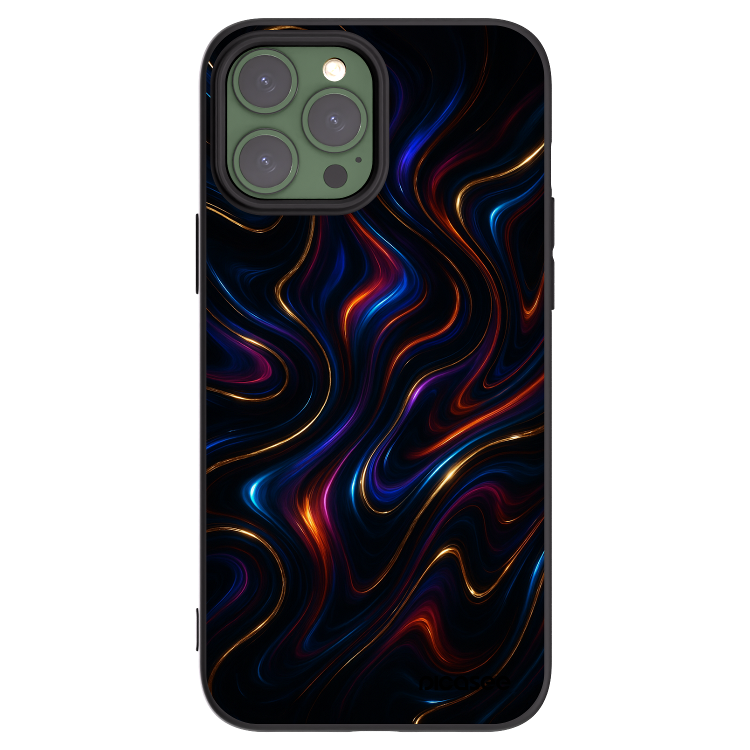 Picasee Μαύρη θήκη σιλικόνης για Apple iPhone 13 Pro Max - Noir