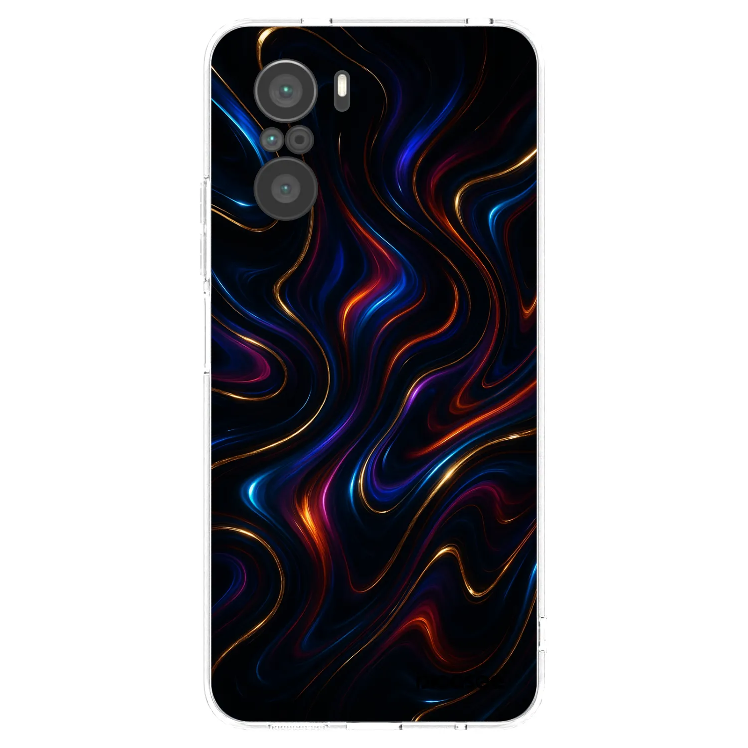 Picasee διαφανής θήκη σιλικόνης Xiaomi Poco F3 - Noir