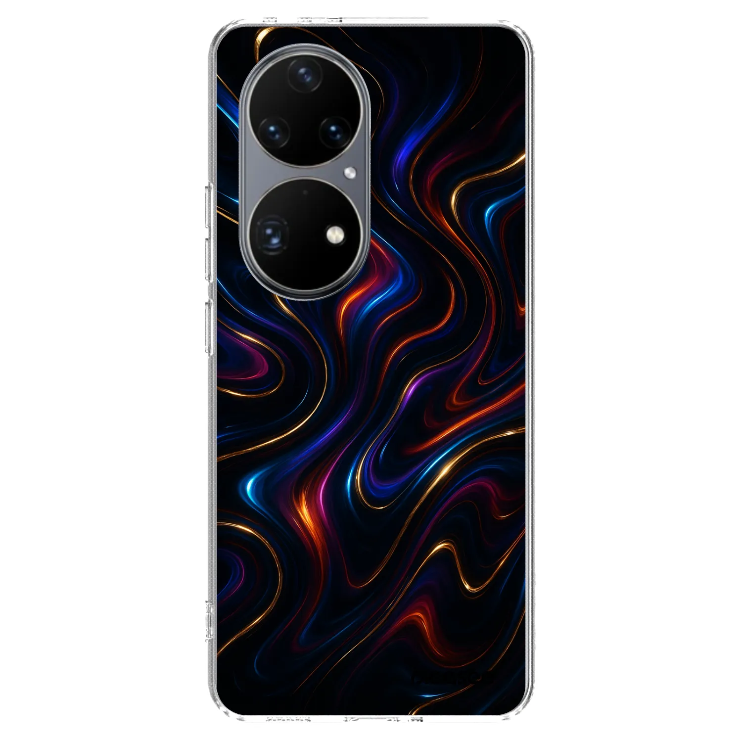 Picasee διαφανής θήκη σιλικόνης Huawei P50 - Noir