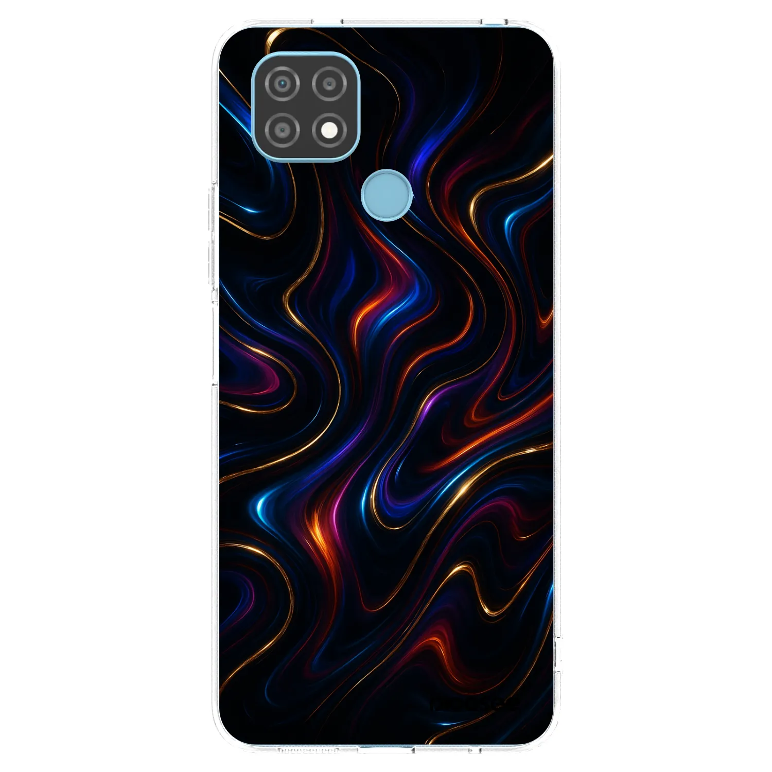 Picasee διαφανής θήκη σιλικόνης Realme C21 - Noir
