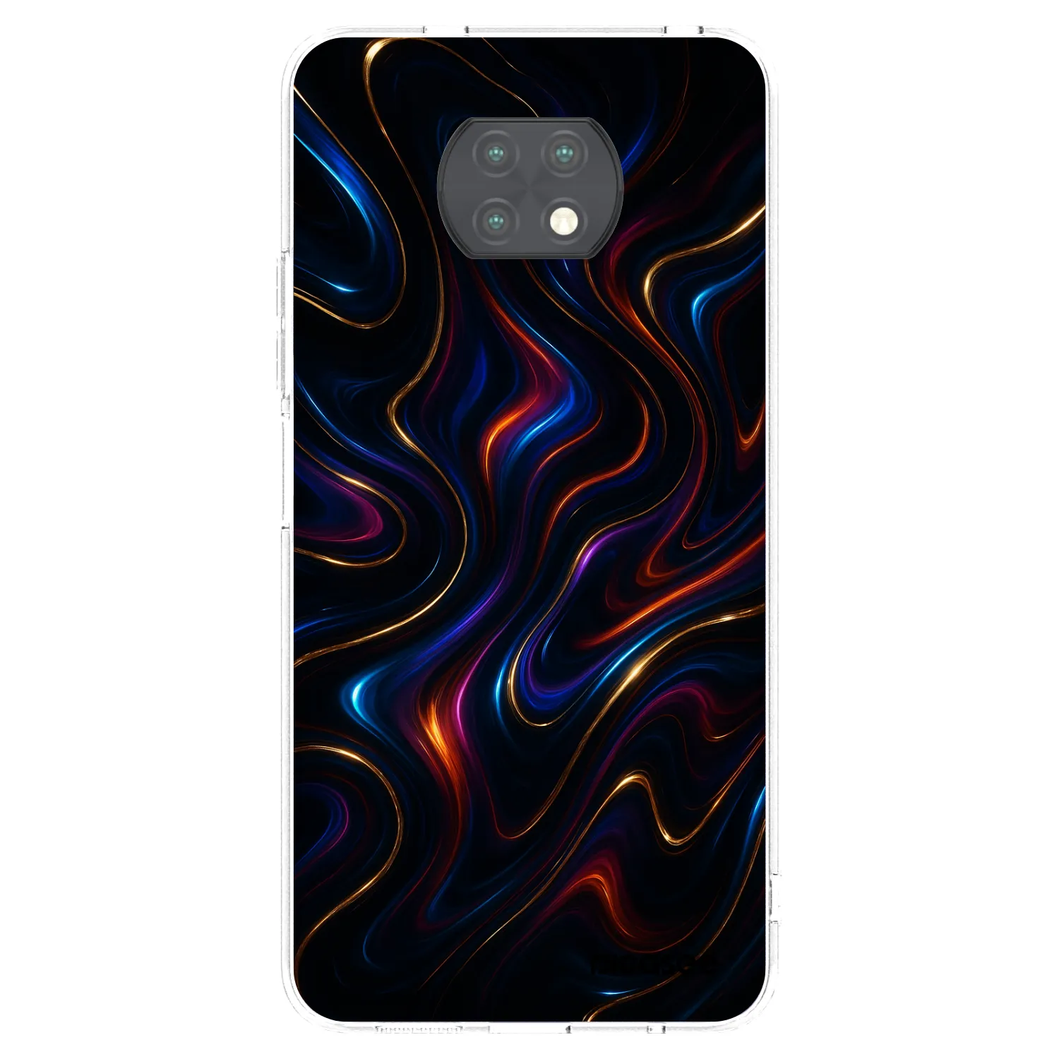 Picasee διαφανής θήκη σιλικόνης Xiaomi Redmi Note 9T - Noir